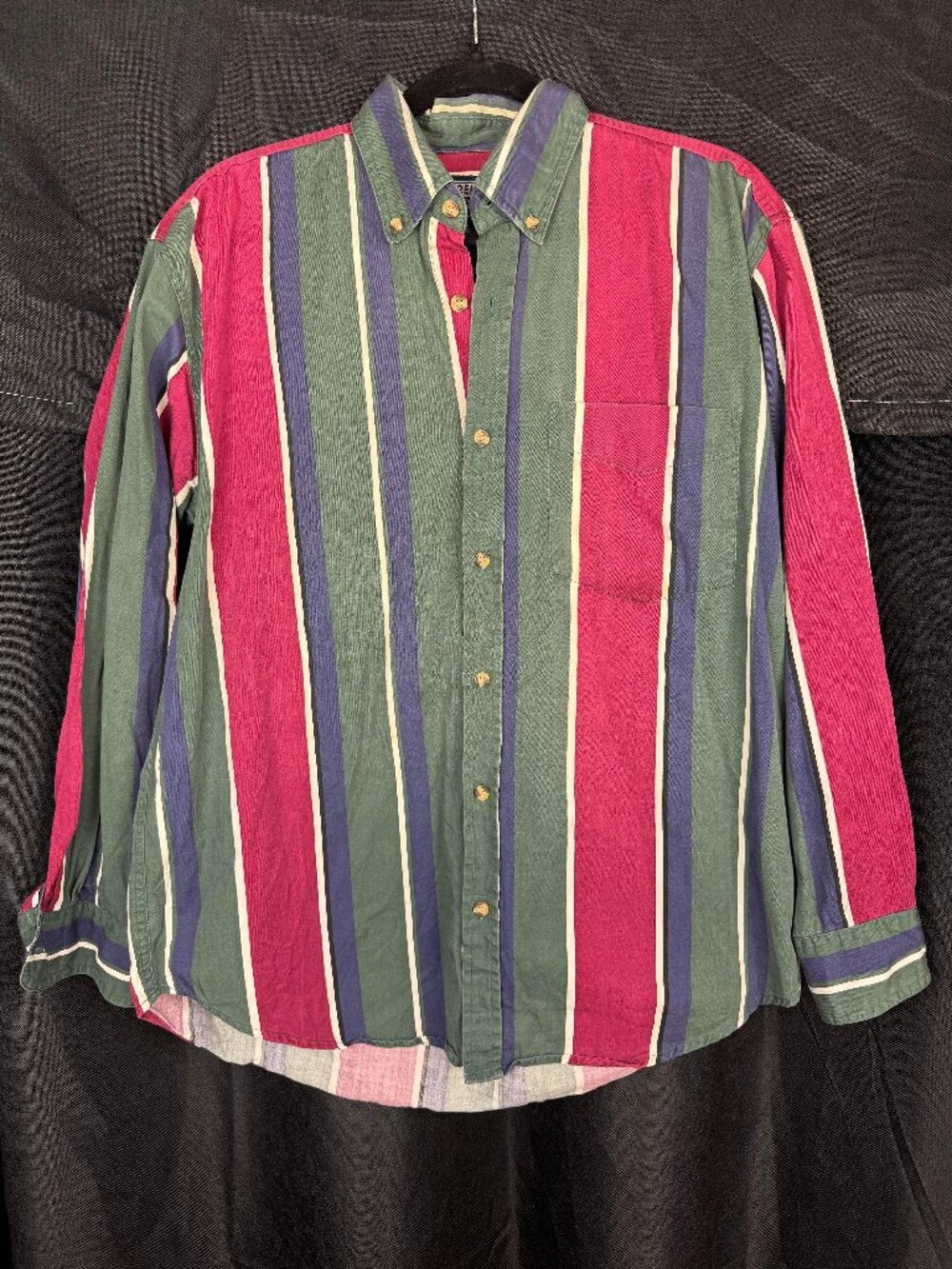 Premier International For Mens Vintage 100% Cotton Button Up Shirt Size M